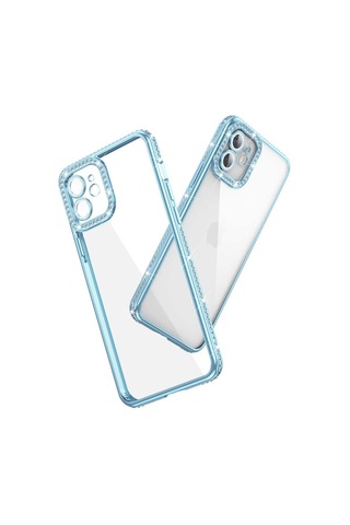 Apple Uyumlu iPhone 11 Kamera Korumalı Taşlı Zore Mina Kapak