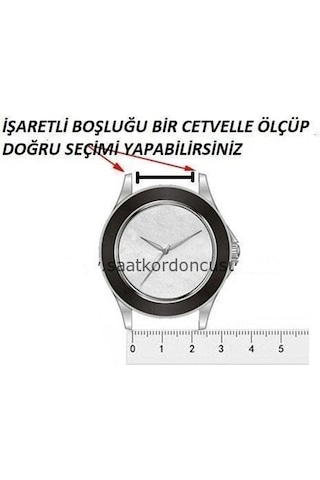 Breitling Modeli 22mm Turuncu Renk Silikon Saat Kordonu Turuncu