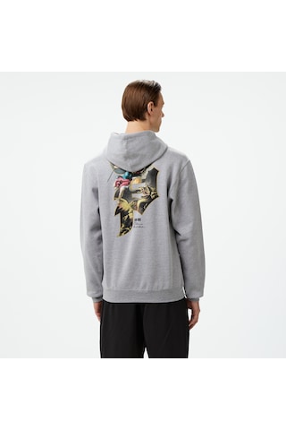 Primitive Courage Hood Erkek Gri Hoodie 026 Papfa2407 Gri