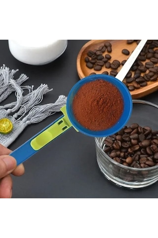 Sn-29959 Kaydırmalı Ayarlı 2in1 Mutfak Ölçü Kaşığı Renkli
