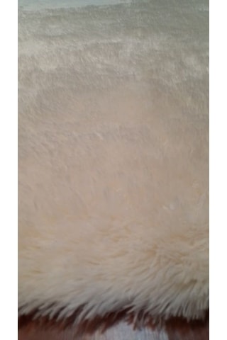 Doğuş Tavşan Tüyü Krem 140 x 140Cm Yuvarlak Halı