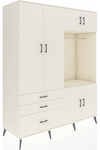 Kronos Gardrop 7 Raflı 3 Çekmeceli Tek Askılı 176x59x221 Aytaşı-aytaşı Aytaşı