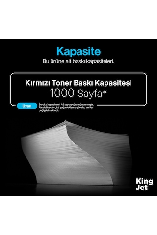 Kingjet Samsung Uyumlu Clt-m409s Standart Kapasiteli Kırmızı Magenta Çipli Uyumlu  Toner