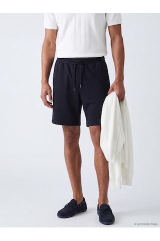 Lcw Vision Lacivert Regular Fit Soft Touch Erkek Şort