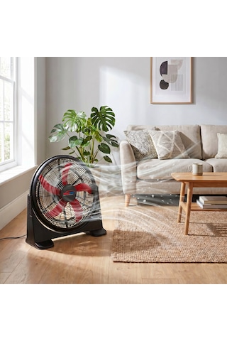 Microstar 22inç 55cm Çap Yer Tipi -duvara Monte Edilebilen 5 Kanatlı Vantilatör