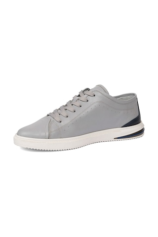 Greyder 67852 Mr Trendy Deri Sneaker Erkek Casual Ayakkabı Gri