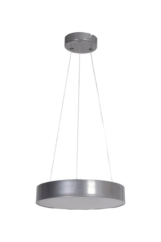 Dakota Modern Panel Ledli Salon Oturma Odası Yatak Odası Mutfak Gri Renk Led Avize Beyaz Işık Gri Gri