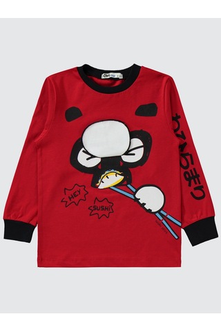 Civil Boys Erkek Çocuk Pijama Takımı 2-5 Yaş Kırmızı Kırmızı