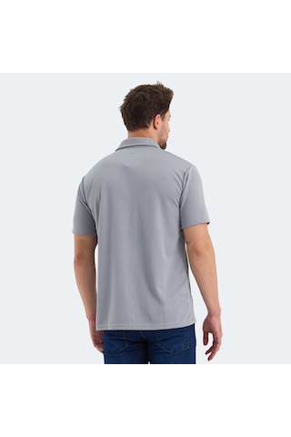 Slazenger SLOAN Erkek Polo Yaka Gri Tişört