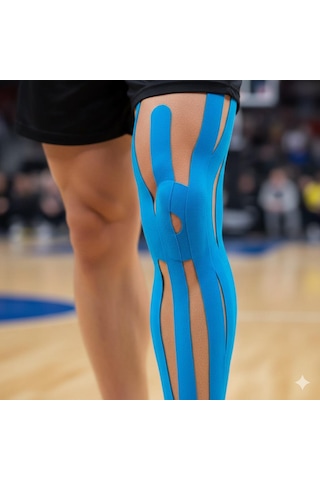 Pureza Kinesiyolojik Bandı Mavi/sporcu Bantı, İçin Kas Bandı Su Ve Ter Geçirmez Spor Yapışkan Bant 5cmx5cm