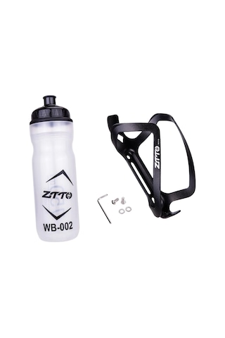 Suntek Dağ Bisikleti Su Şişesi Kafesi, İçecek Sağlam Siyah Siyah