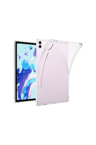 Samsung Galaxy Tab S9 Ultra Uyumlu Şeffaf Tablet Kılıf Köşelerden Ultra Dayanıklı Kalem Bölmeli T-anti