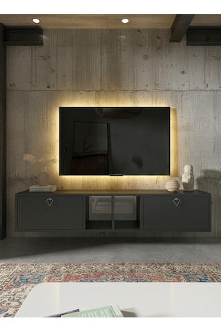 Resital Tv Ünitesi S1833-4 Antrasit Antrasit