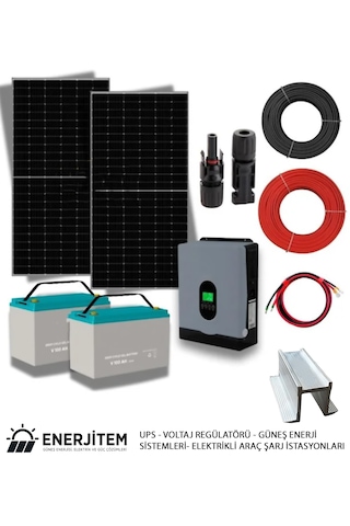 Enerjitem Kurulum Ve Nakliye Dahil 5kw Güneş Enerjisi Solar Paket