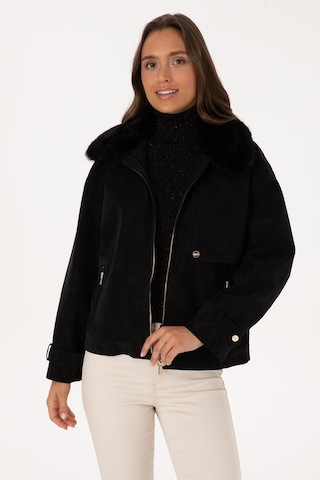 U.s. Polo Assn. Kadın Siyah Deri Mont-kaban 50317320-001 001sıyah