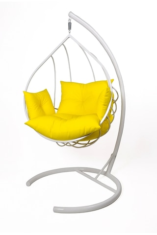 Damla Salıncak - Armut Salıncak Beyaz Beyaz - Sarı