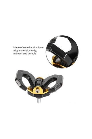 Lemestar Motosiklet Alüminyum Çift Destekli Kanca - Çelik Dayanıklı, Korumalı, Kask Çantası Asma Fonksiyonu, Tek/çift Kanca Ayarlanabilir Diğer