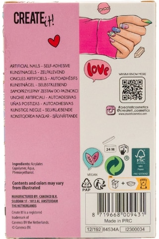 Create It Takma Tırnak Seti - Love