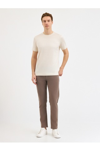 Karaca Erkek Modern Fıt Tişört-ekru 11.25s.06.607 Ekru
