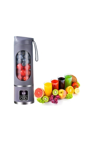 Powermaster PM-25965 Taşınabilir Dijital Ekranlı Meyve Sıkacağı Blender