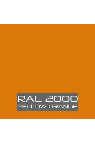 Pamukkale 1402 Rapid Hızlı Kuruyan Metal Boyası Parlak 0.75 Kg Caterpillar Sarı Ral 2000