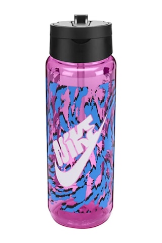 Nike RENEW RECHARGE STRAW BOTTLE 24 OZ GRAPHIC Unisex Pembe / Siyah Matara