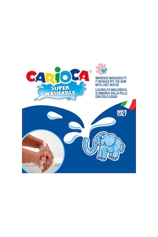 Carioca Jumbo Süper Yıkanabilir Keçeli Boya Kalemi 50'li Çok Renkli