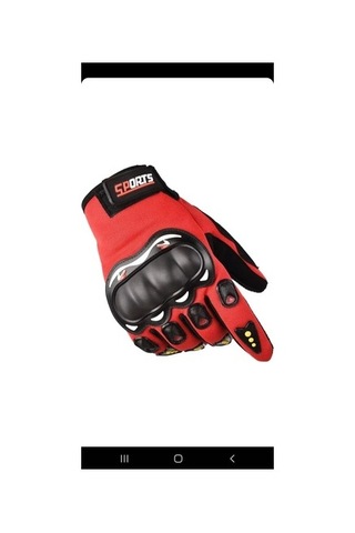 Motoexpressstore Sports Korumalı Ve Dokunmatikli Motosiklet Eldiveni Korumalı