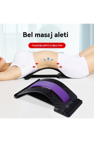 Sırt Sedyesi Bel Ağrısının Giderilmesi İçin Çok Seviyeli Sırt Ate Siyah