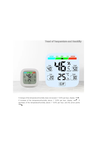 Dofolink Dijital Sicaklık Ve Nem Ölçer 0-50 C, 0.5 F Doğruluk - Aaa Pil Gerektirir Pil Dahil Değil - Fj737 Modeli