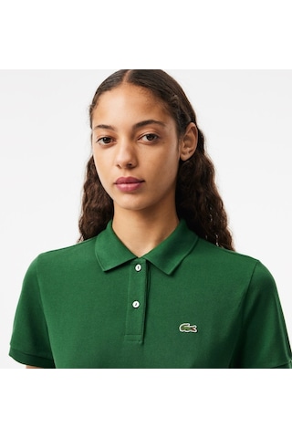 Lacoste Regular Fit Kadın Polo T-shirt Koyu Yeşil