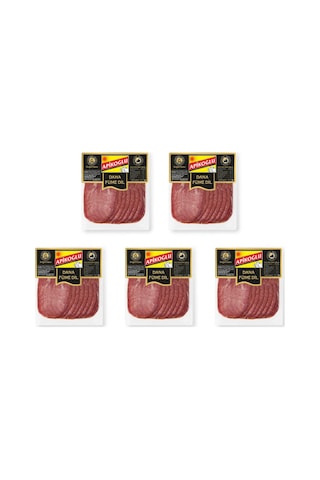 Dilimli Dana Füme Dil 70 Gr. Beşli Paket Toplam 350 Gr.