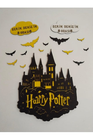 Harry Potter Gençler İçin Özel Duvar Süsü Kişiye Özel İsim Yazıla