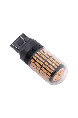 T20 Turuncu 7443 Canbus 144 Led Oto Gündüz Led Araba Sinyal Ampül 2 Adet 2 Adet