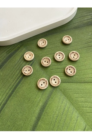 Siberiana Ahşap Düğmeler 13 Mm 10 Adet 398994910