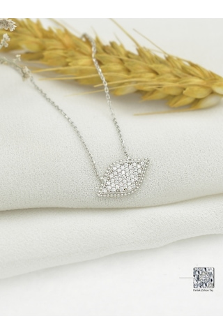 Brezza Lusso Jewelry Timeless Series Zirkon Taşlı Gümüş Sonsuz Görüş Kolyesi Gümüş