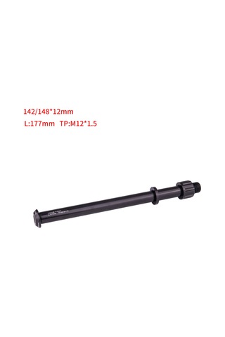 Ximistore9 Mountain Bike Arka Fitiği Çubuğu 12x177mm - 7075 Alüminyum, Cnc İşleme, Dayanıklı Değiştirme Parçası