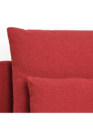 Ikea Kırmızı Konforlu Kanepe - 3'lü Kanepe