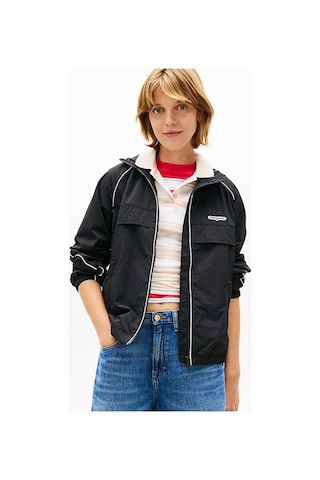 Tommy Hilfiger Kadın Tjw Piping Naylon Rüzgarlık-16315 Siyah