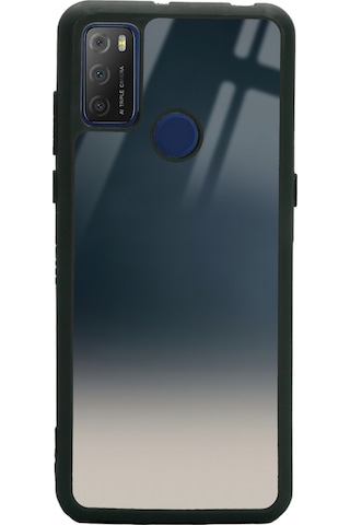 Tcl 20e Mavi Geçiş Tasarımlı Glossy Telefon Kılıfı Çok Renkli