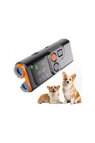 Willowhaven Usb Şarjlı 36v Işıklı Çift Başlı Siyah Turuncu Köpek Kovucu İç Ve Dış Mekan