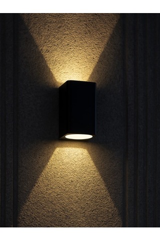 Huzur Elektrik Mira Çift Yönlü Siyah Aydınlatma Apliği 13645