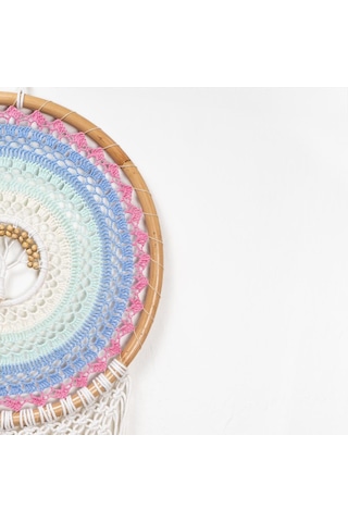 Gökkuşağı Aura Temalı Düş Kapanı Dream Catcher
