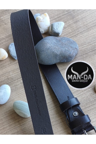 Man-da Deri Manda Derisi Kemer Kahve