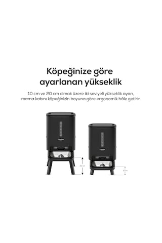 Xenon Smart Köpek Mama Kabı Akıllı, 15l, Mobil Kontrol, Büyük Taneli Mama Uyumlu, Yükseklik Ayarlı X8630
