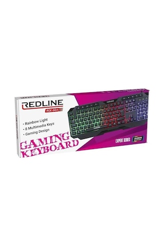Redline RGK-664 Rainbow Oyuncu Klavye