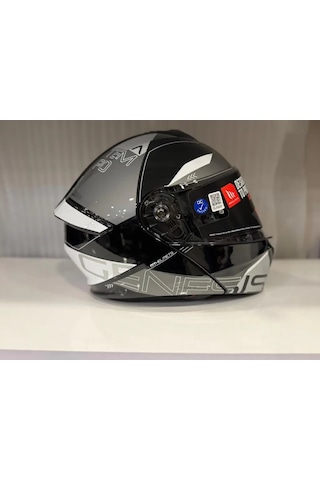 Mt Helmets Mt Genesis Sv Atempo B2 Motosiklet Kaskı Gri Siyah