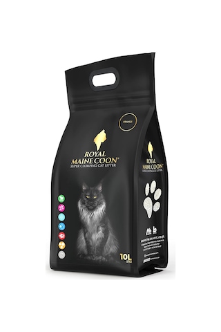 Royal Maine Coon Portakal Kokulu Perlit Kedi Kumu 10 L