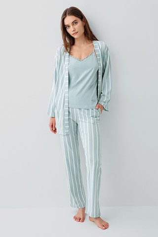 Pierre Cardin Kadın Yeşil 3lü Pijama Takım Pc9154-s-v1 Yeşil