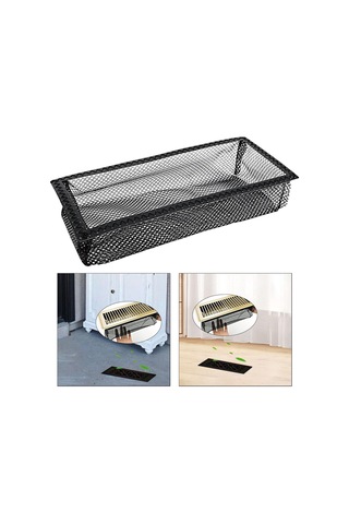 Homyl Zemin Kayıt Kapağı Ekran Ağı Malzemeleri Ev Yurt Banyo Siyah